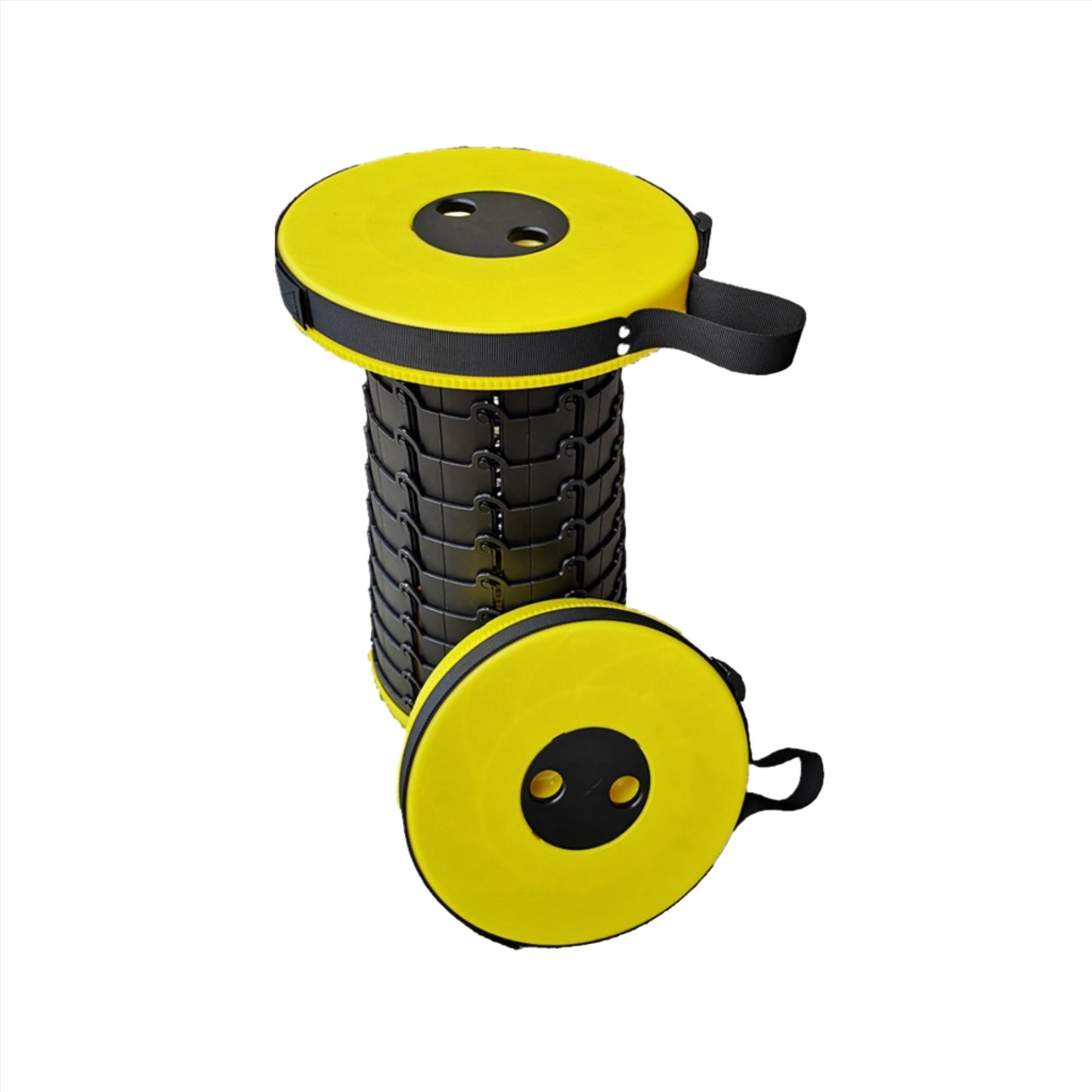 Retractable Stool Yellow